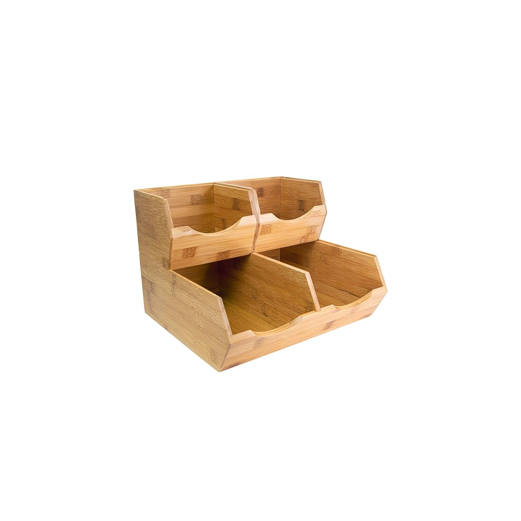 Lacy JB Storage Co. Modern Pantry Organizer Natural