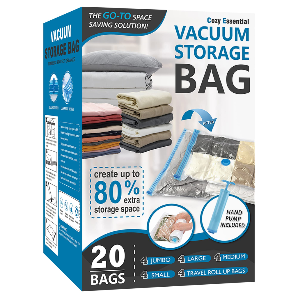 Lacy JB Storage Co. Deluxe Vacuum Bags Clear