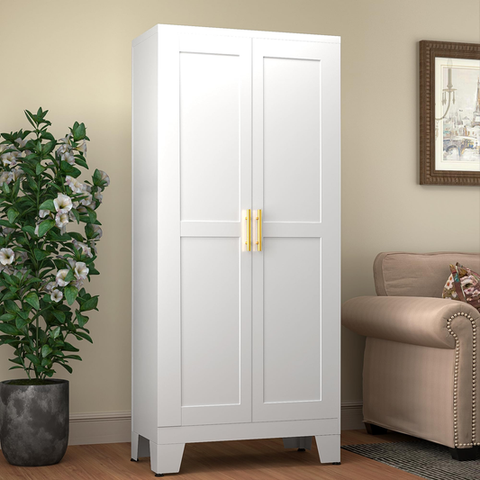 Lacy JB Storage Co. Adjustable Pantry Organizer Gray