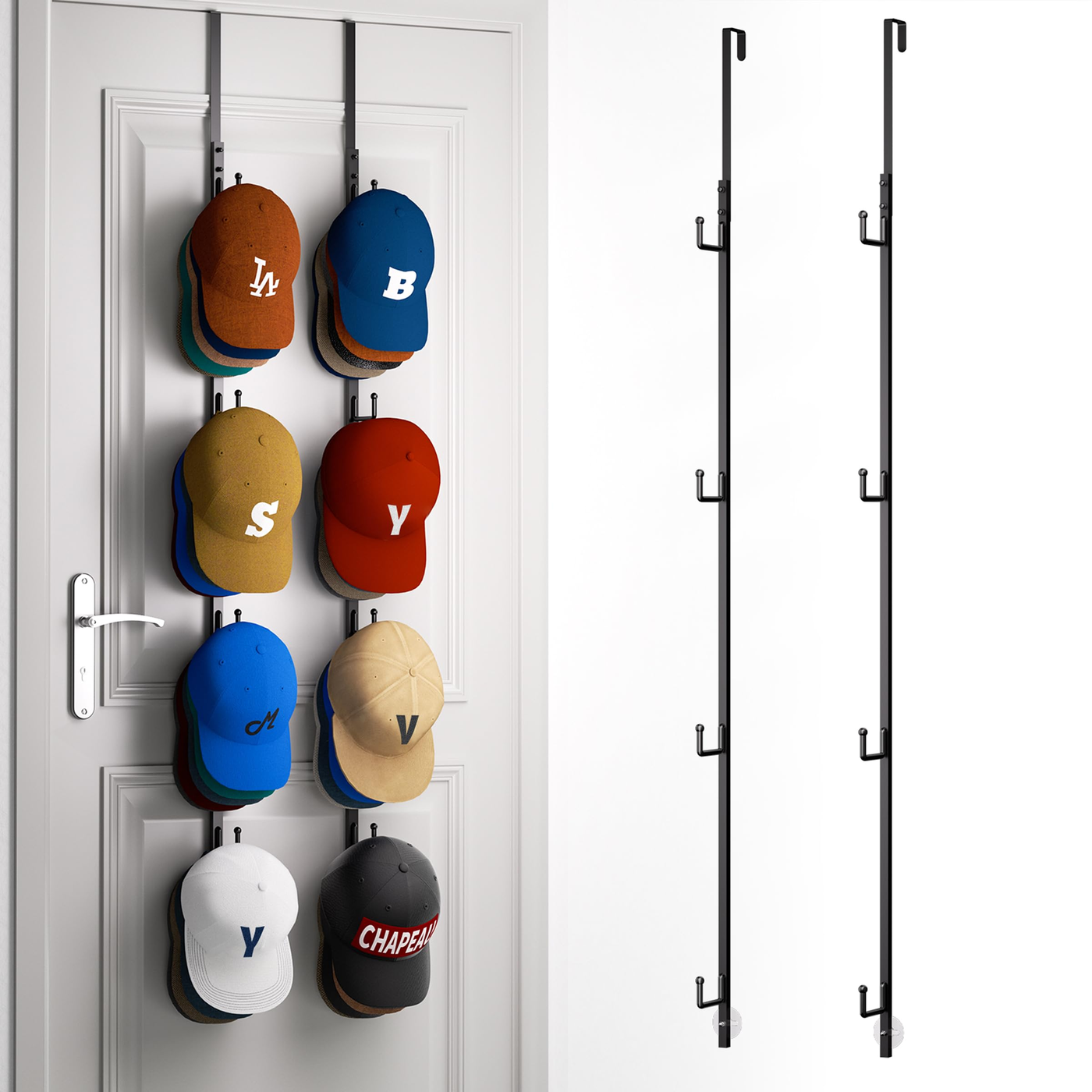 Hat & Cap Organizer Hanging 10-pocket product photo