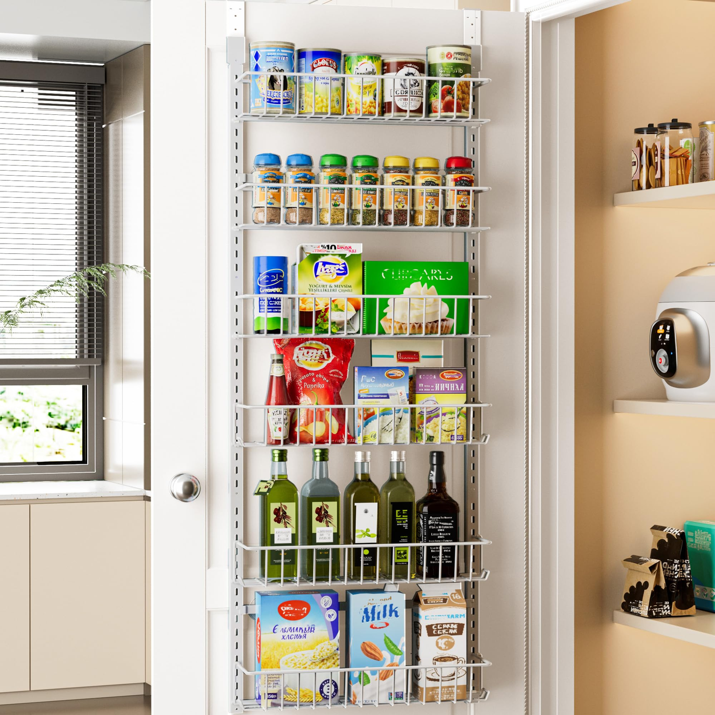 Cabinet Door Organizer Wire Shelves product photo